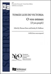 O Vos Omnes SATB choral sheet music cover